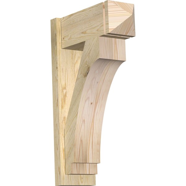 Ekena Millwork Imperial Rough Sawn Arts and Crafts Outlooker, Douglas Fir, 8"W x 20"D x 32"H OUT08X20X32IMP03RDF - main